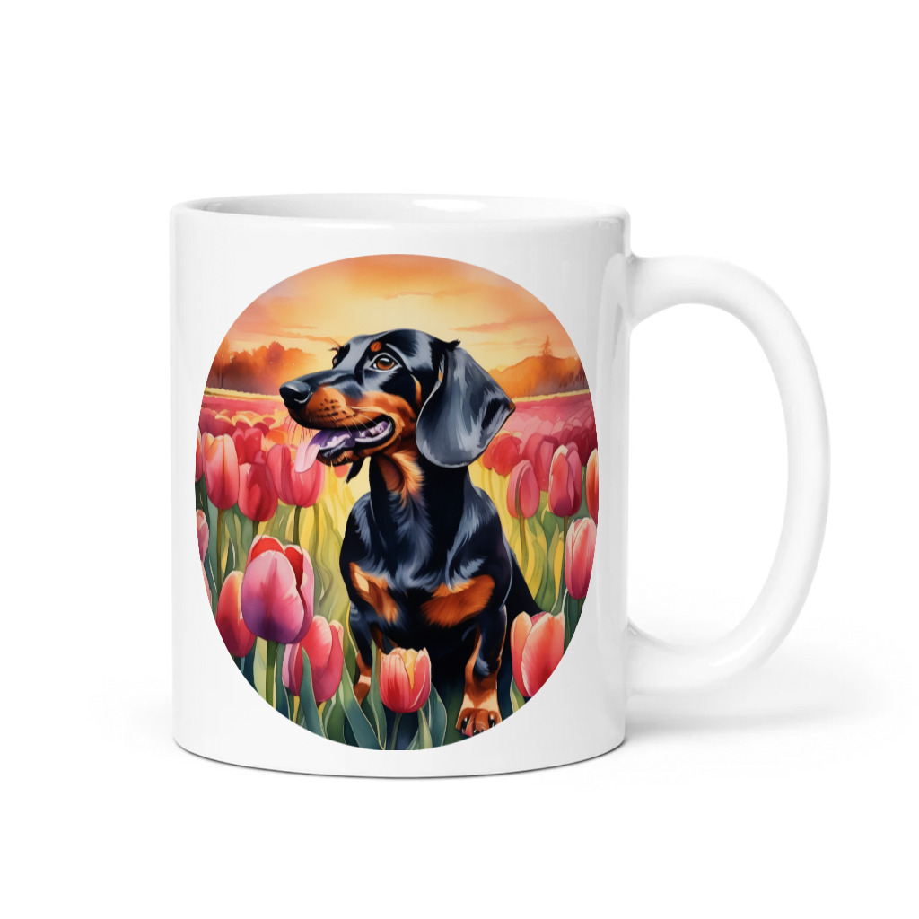 PugMug Custom Black Dachshund Mug