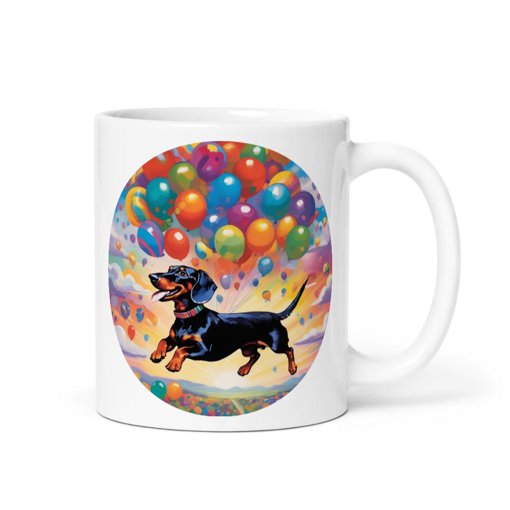 PugMug Custom Black Dachshund Mug