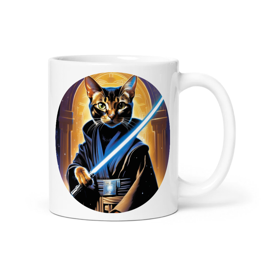 PugMug Custom Black Abyssinian Cat Mug