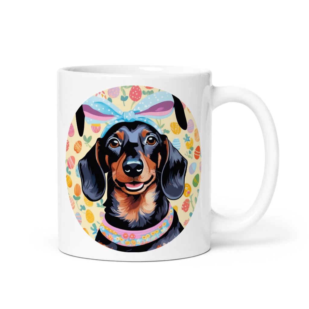 PugMug Custom Black Dachshund Mug