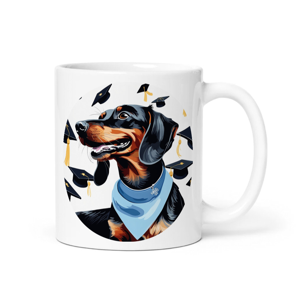 PugMug Custom Black Dachshund Mug