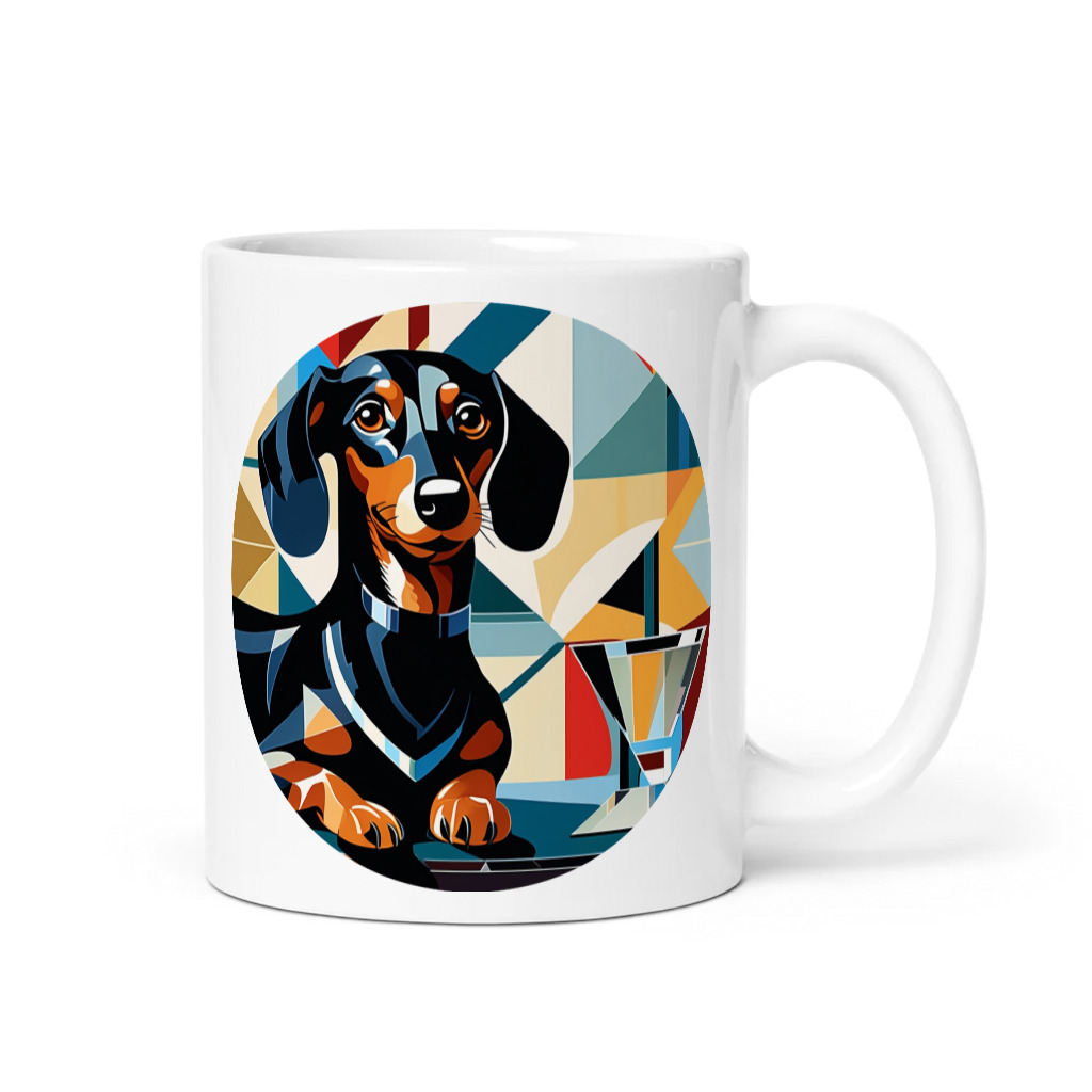 PugMug Custom Black Dachshund Mug