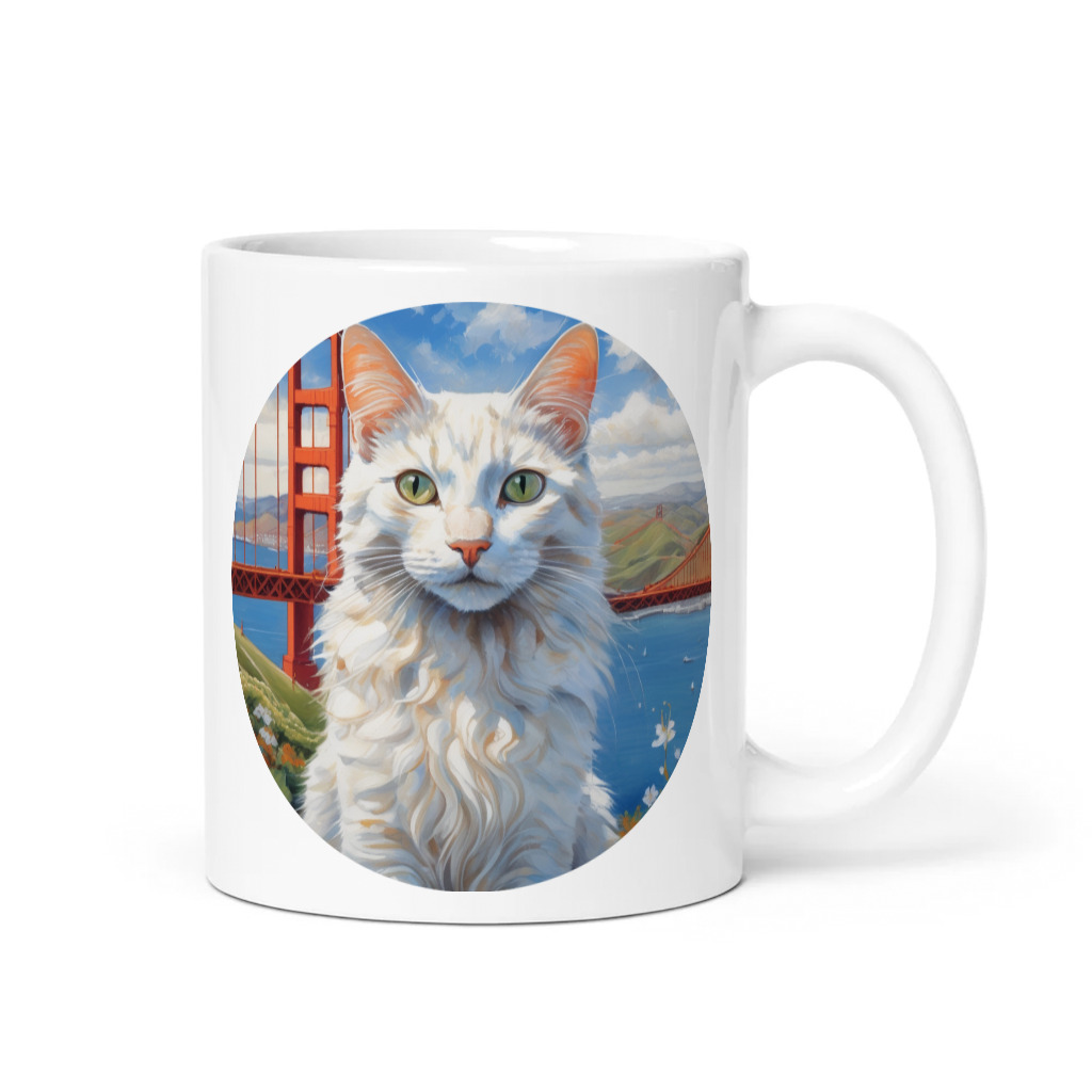 PugMug Custom White Companion Cat Mug
