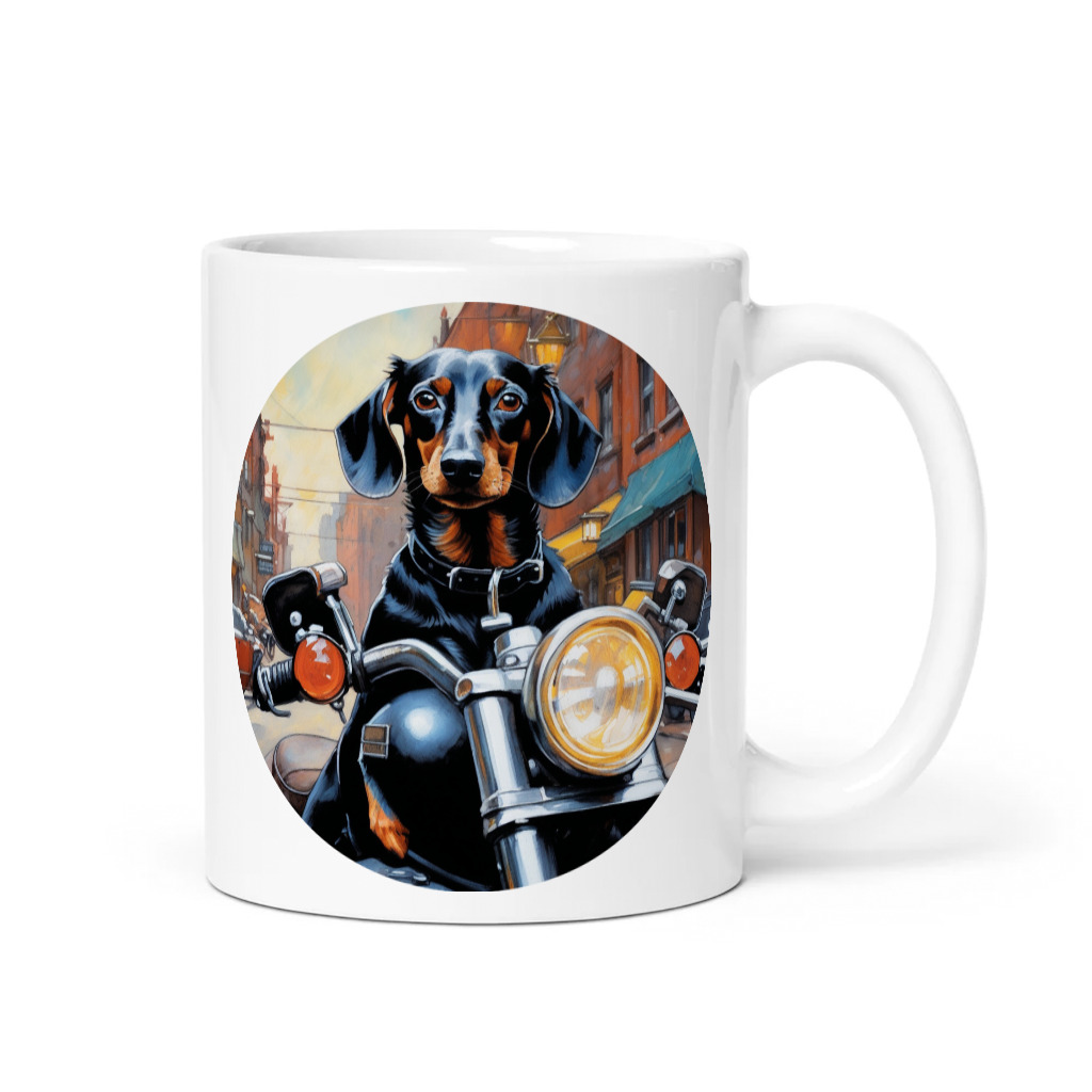PugMug Custom Black Dachshund Mug