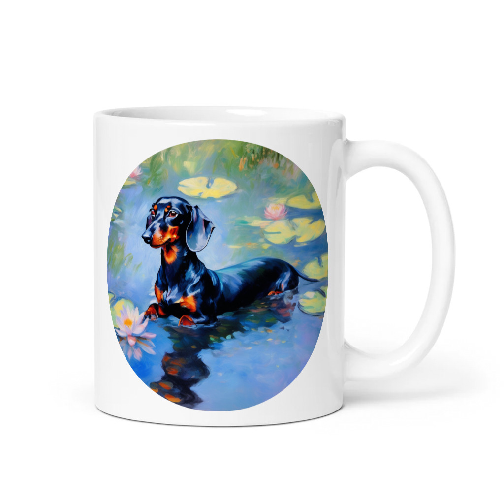 PugMug Custom Black Dachshund Mug