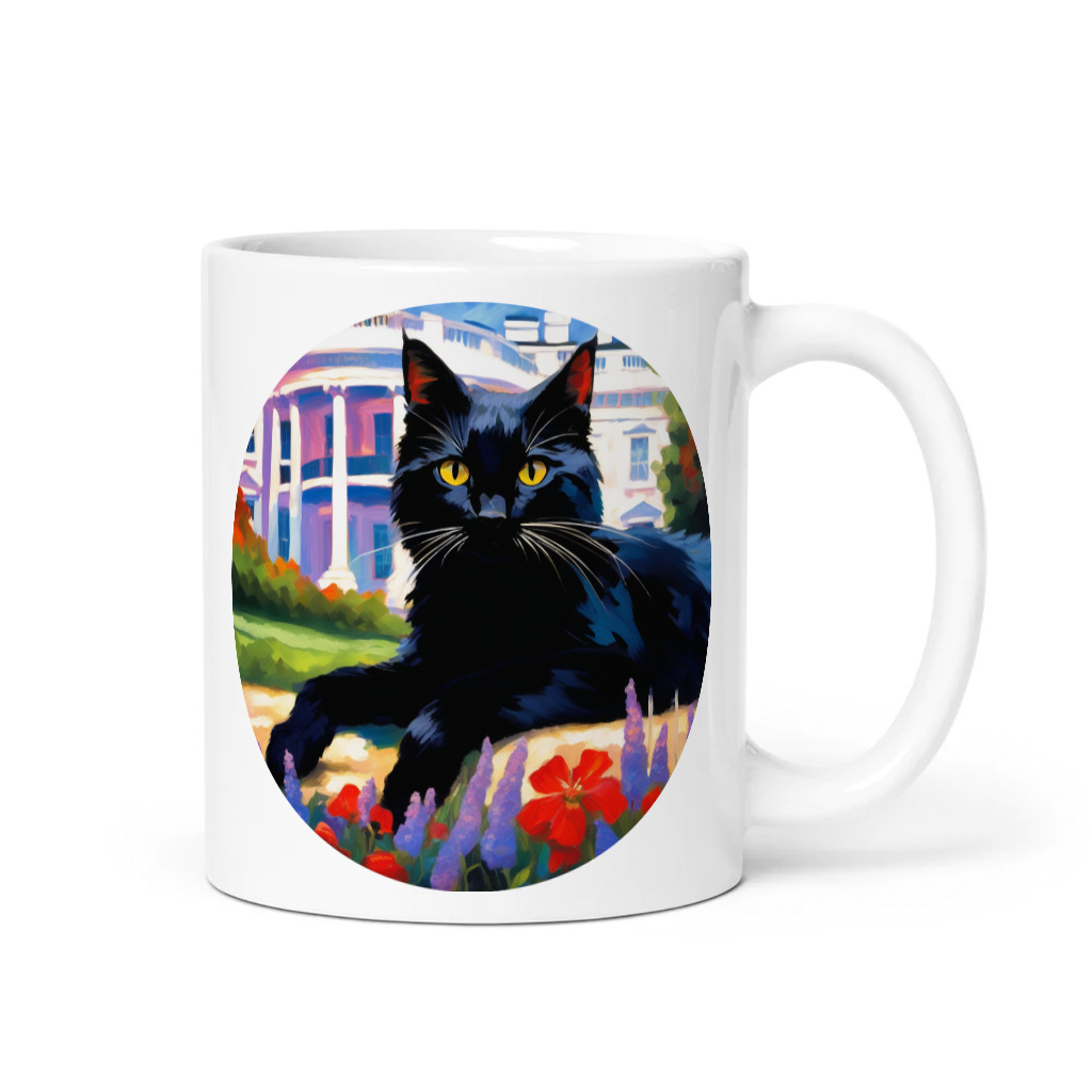 PugMug Custom Black Companion Cat Mug
