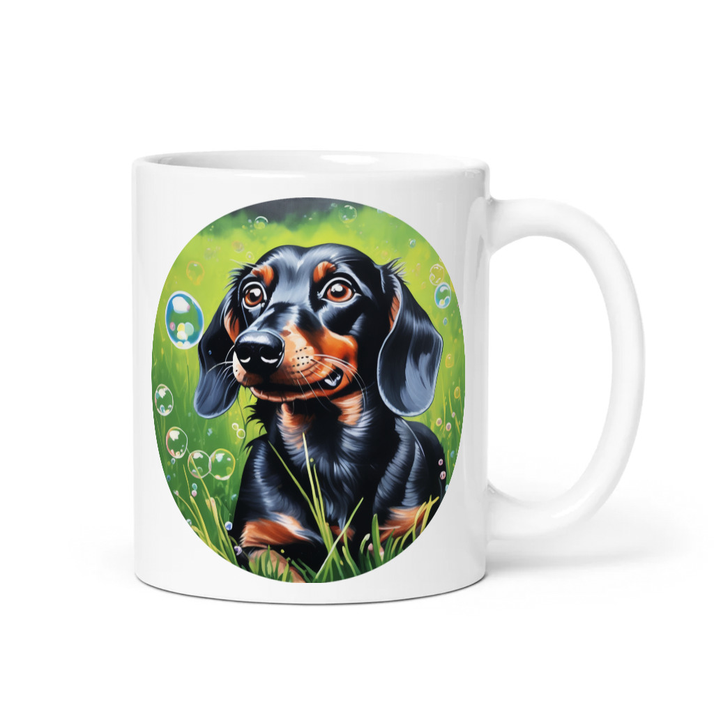 PugMug Custom Black Dachshund Mug
