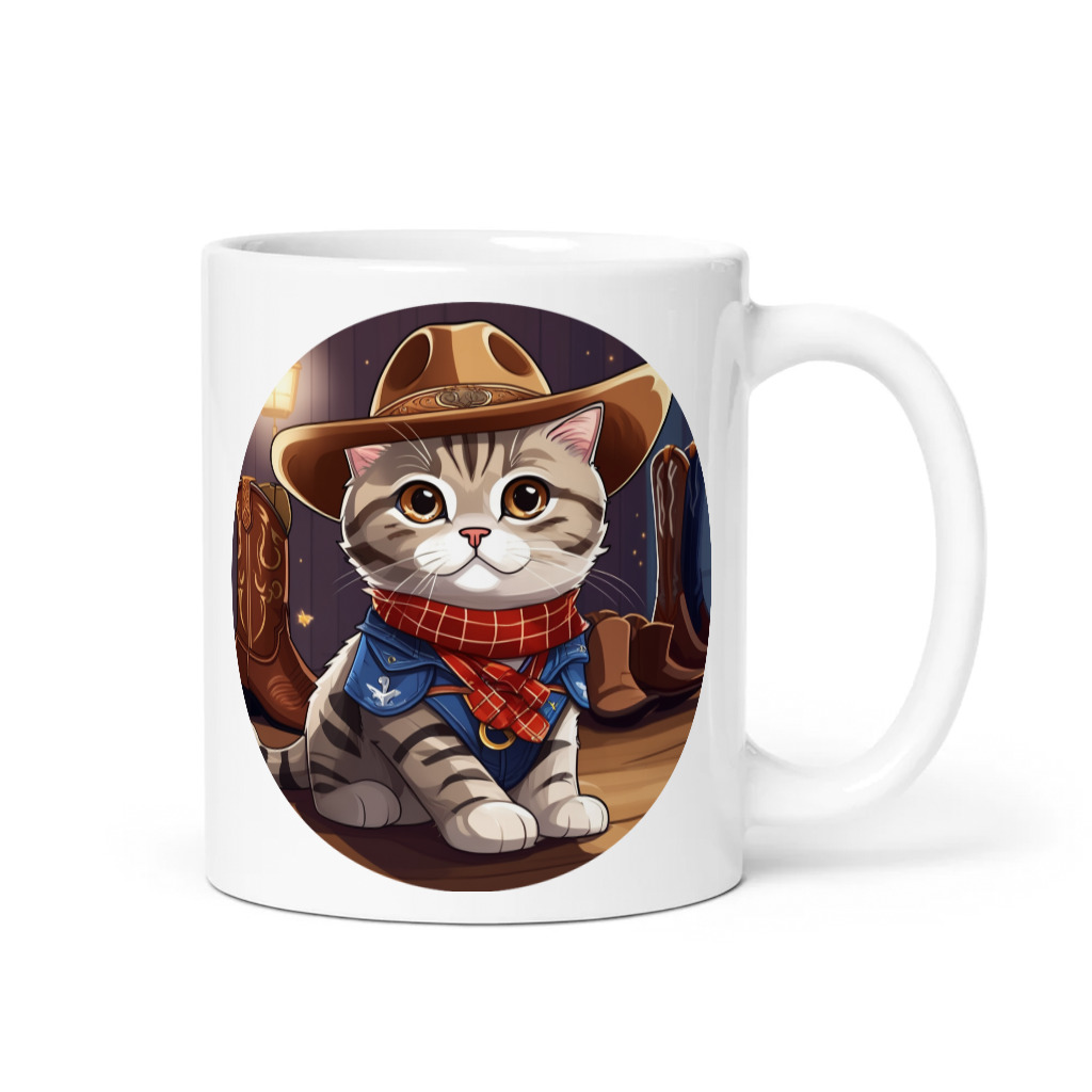 PugMug Custom Tabby Scottish Fold Cat Mug