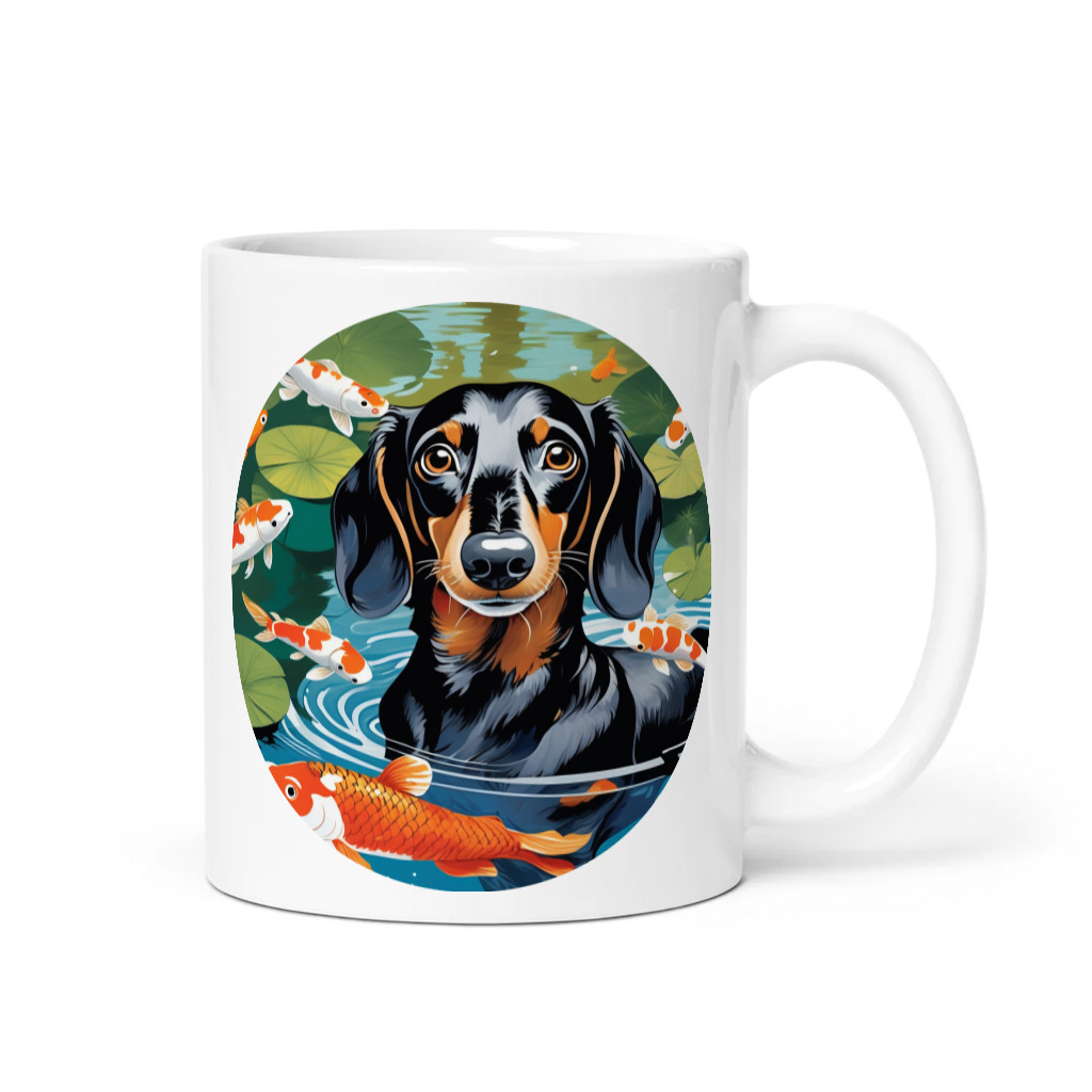 PugMug Custom Black Dachshund Mug