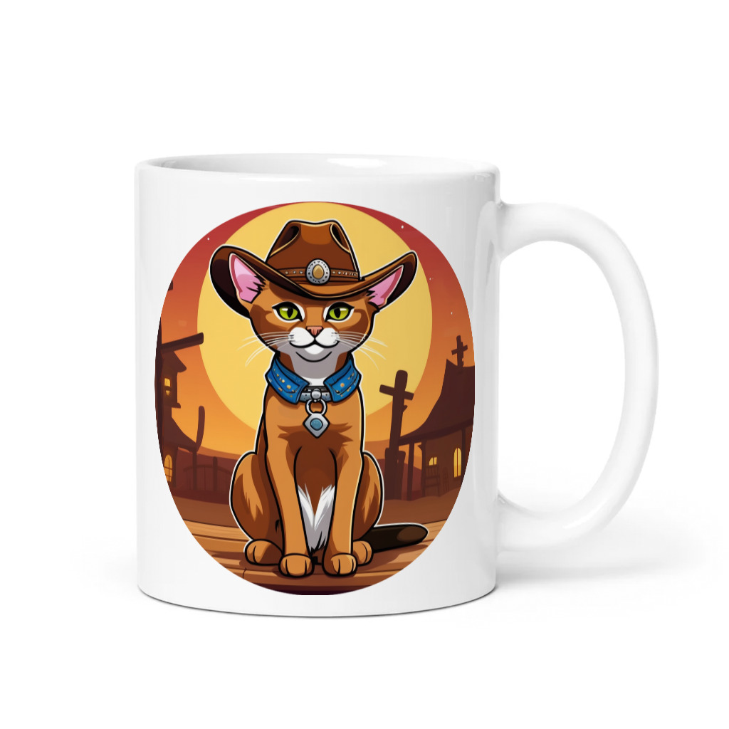 PugMug Custom Tabby Abyssinian Cat Mug