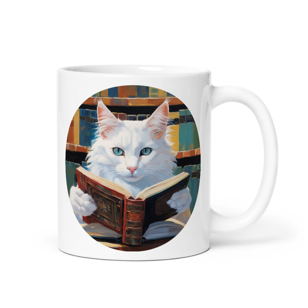 PugMug Custom White Companion Cat Mug