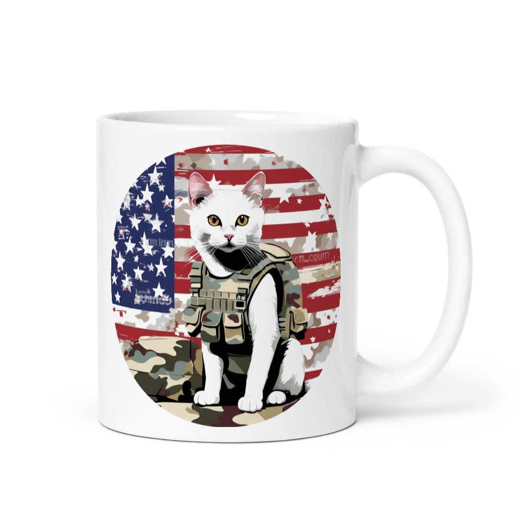 PugMug Custom White Companion Cat Mug