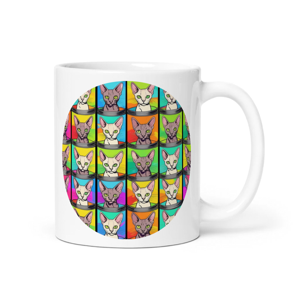 PugMug Custom Tabby Devon Rex Cat Mug