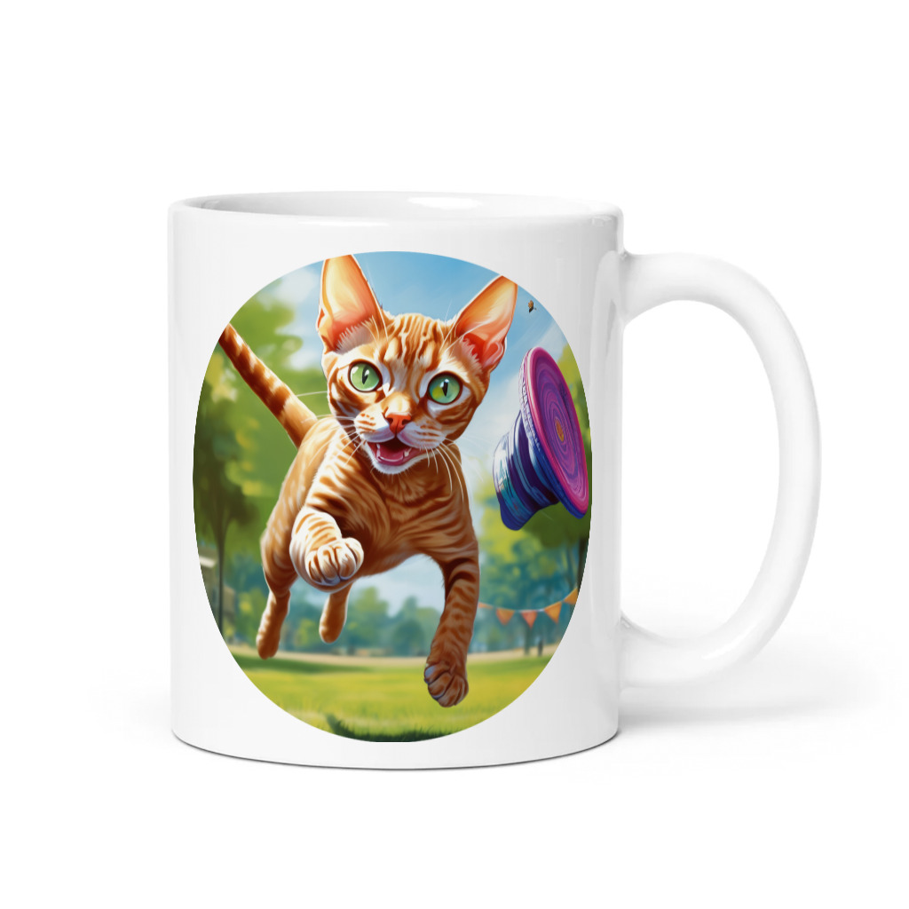 PugMug Custom Tabby Devon Rex Cat Mug