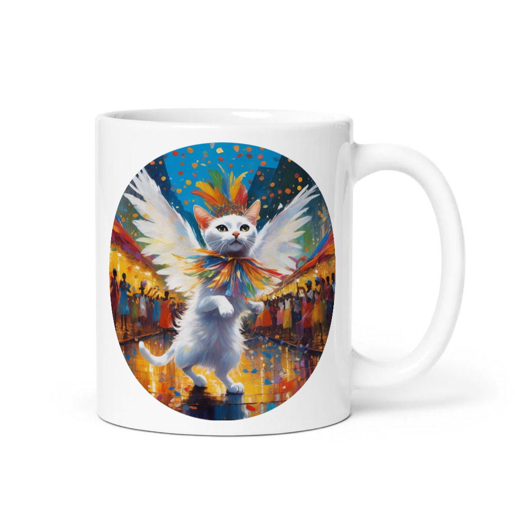 PugMug Custom White Abyssinian Cat Mug