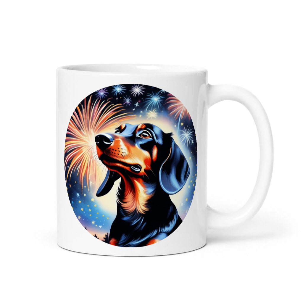 PugMug Custom Black Dachshund Mug