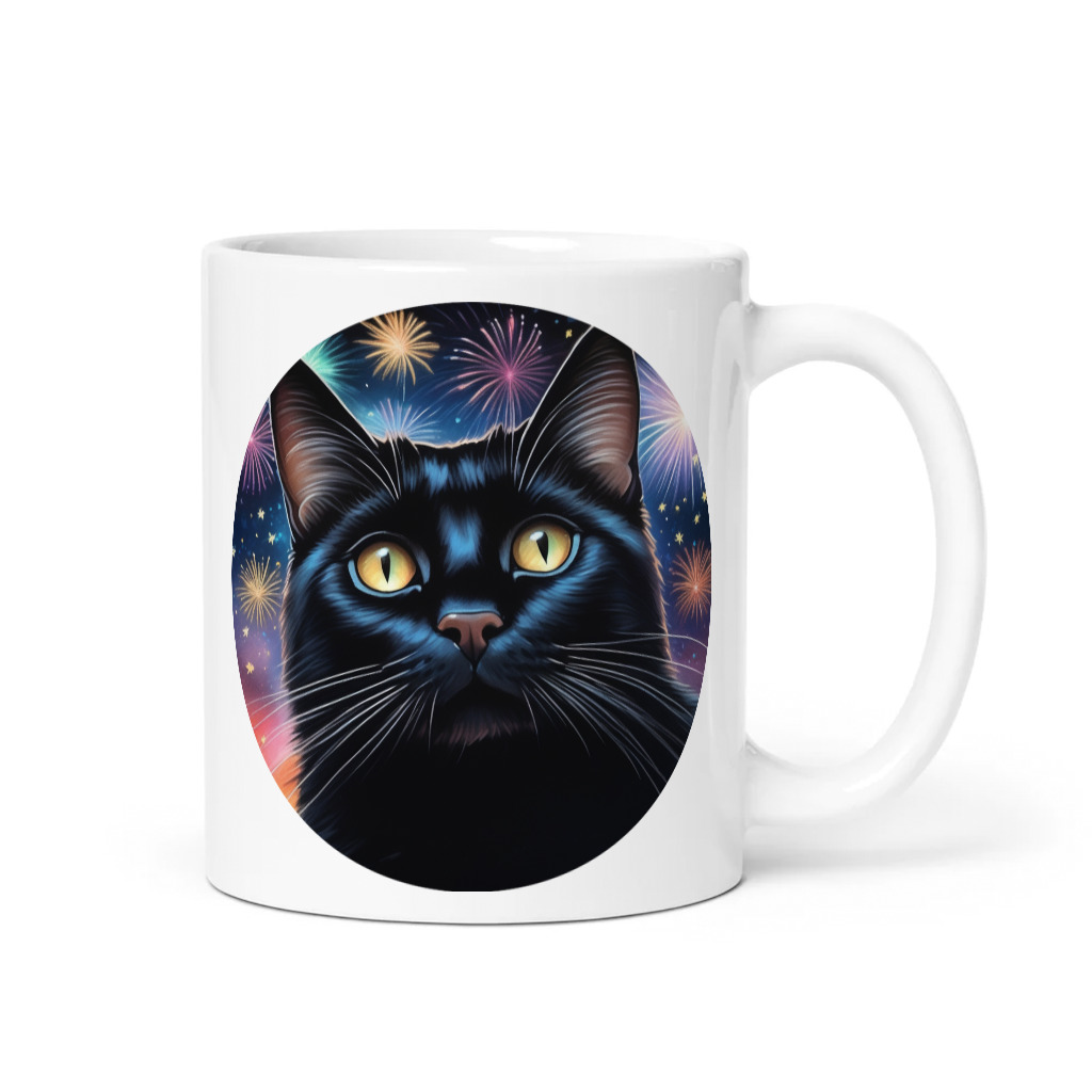 PugMug Custom Black Companion Cat Mug