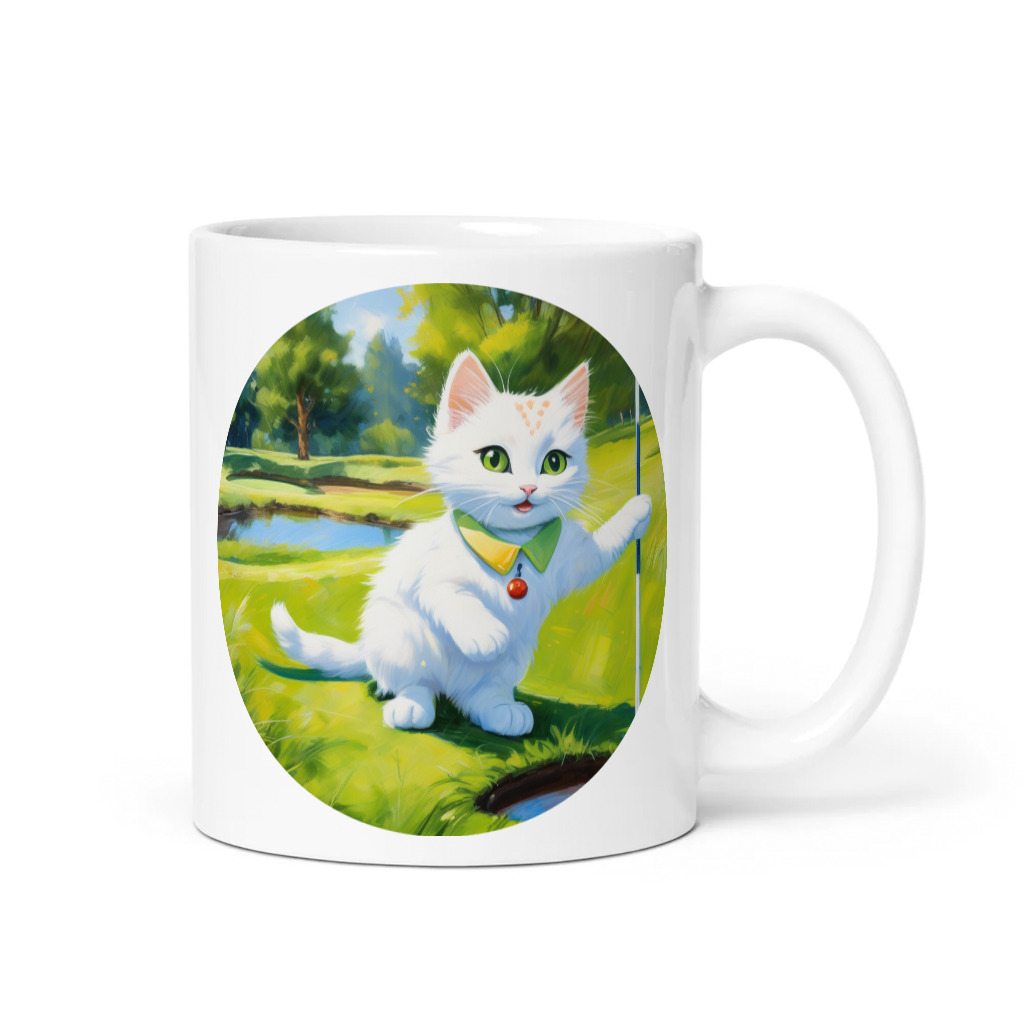 PugMug Custom White Companion Cat Mug