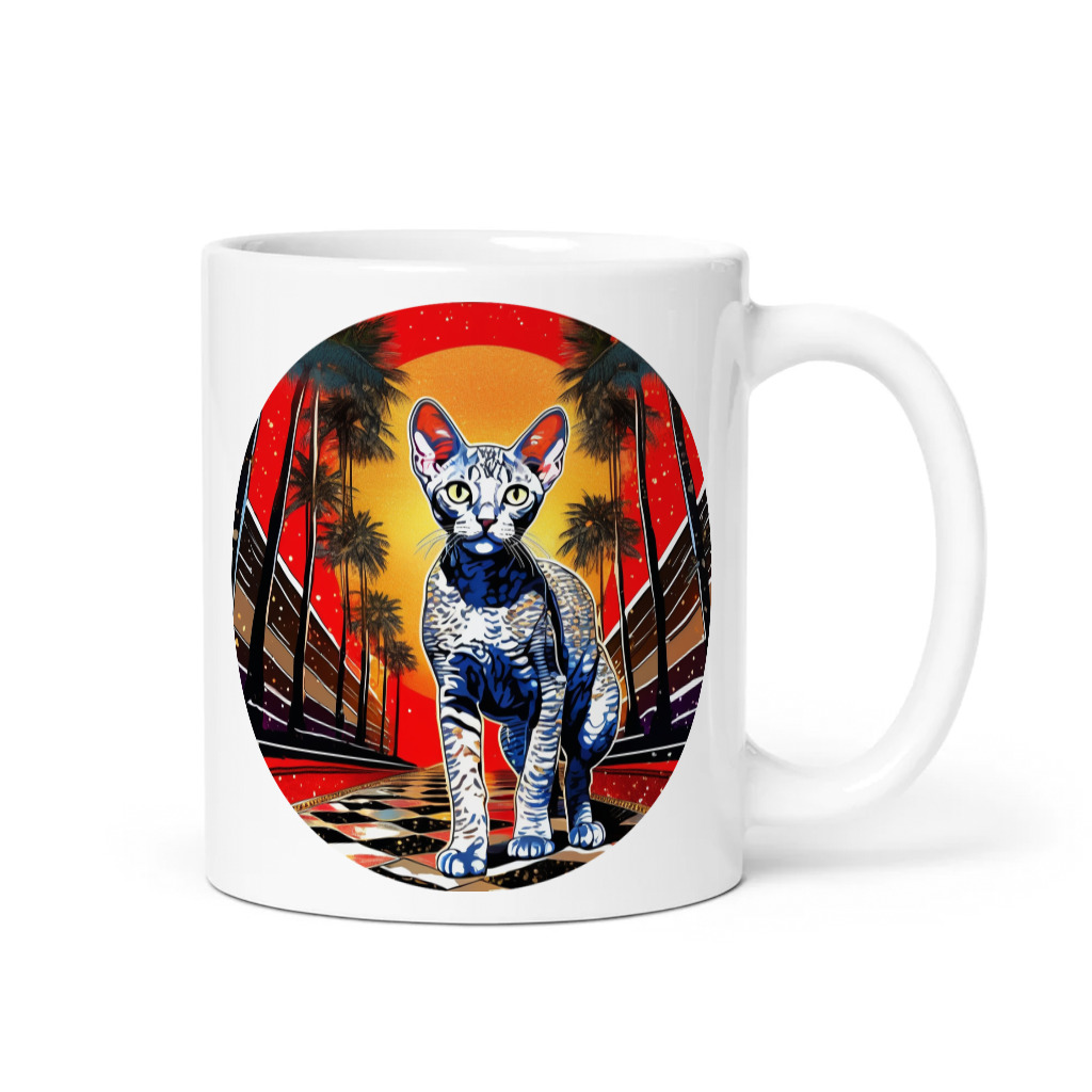 PugMug Custom Tabby Devon Rex Cat Mug