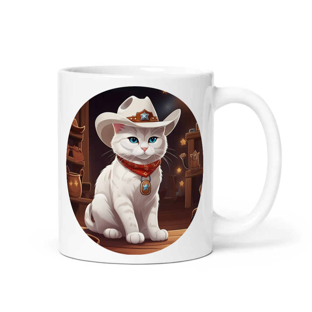 PugMug Custom White Companion Cat Mug