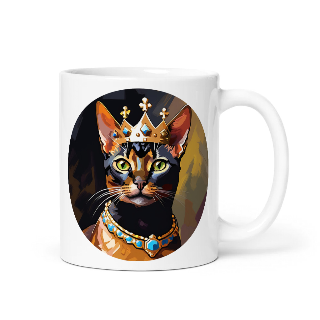 PugMug Custom Black Abyssinian Cat Mug