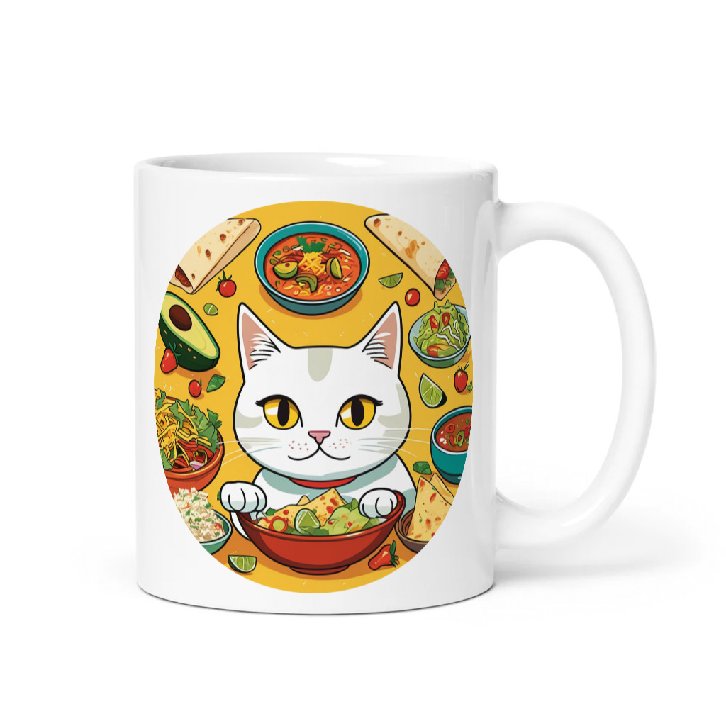 PugMug Custom White Companion Cat Mug