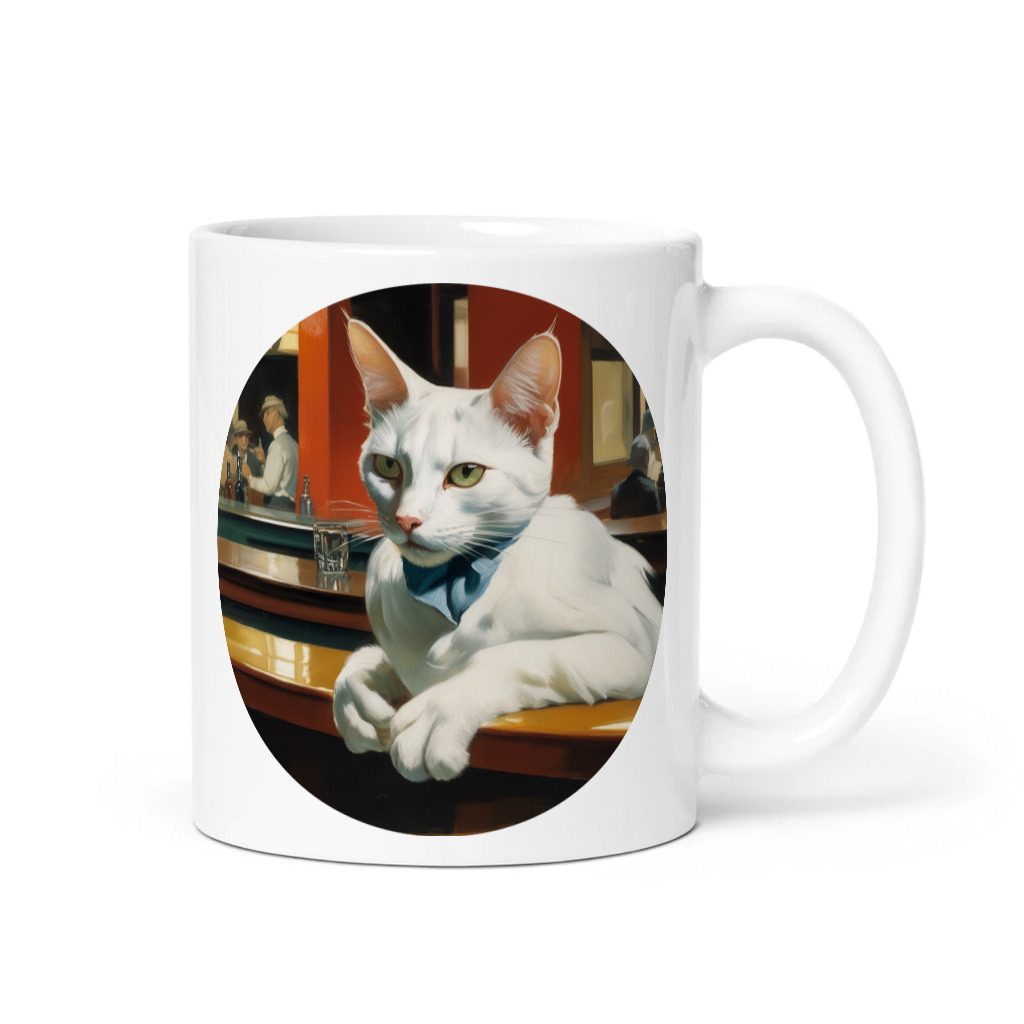 PugMug Custom White Companion Cat Mug