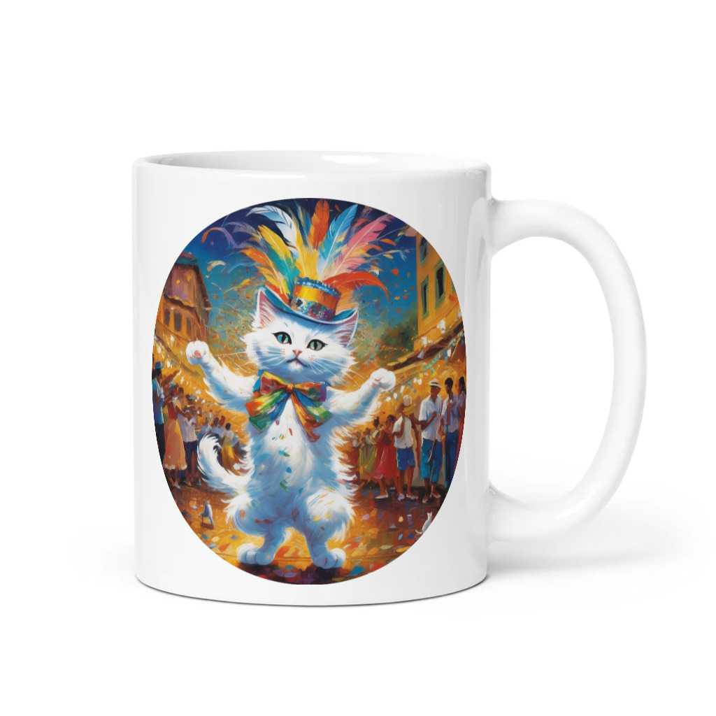 PugMug Custom White Companion Cat Mug