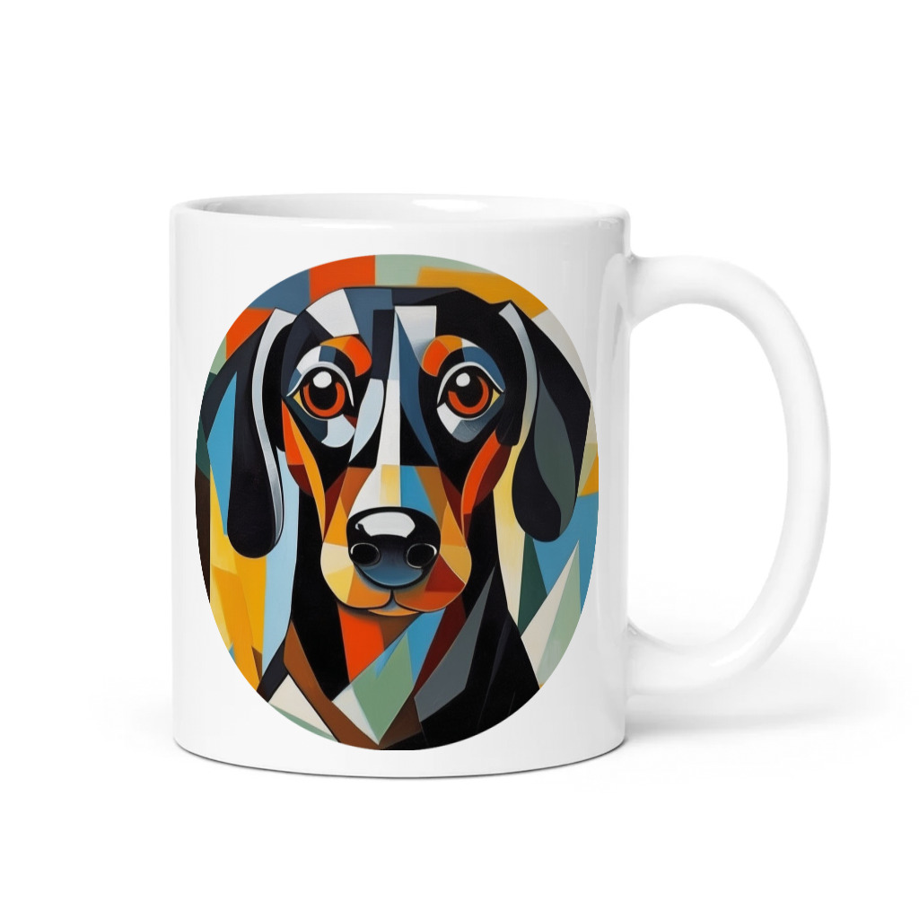 PugMug Custom Black Dachshund Mug
