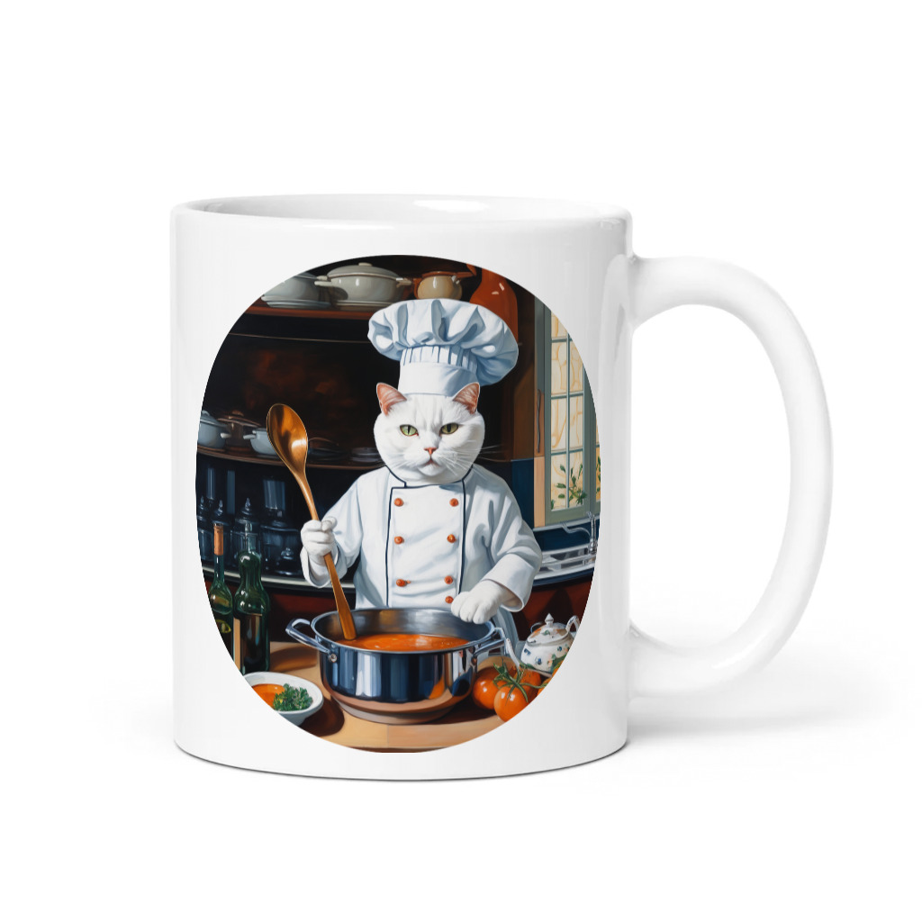 PugMug Custom White Companion Cat Mug