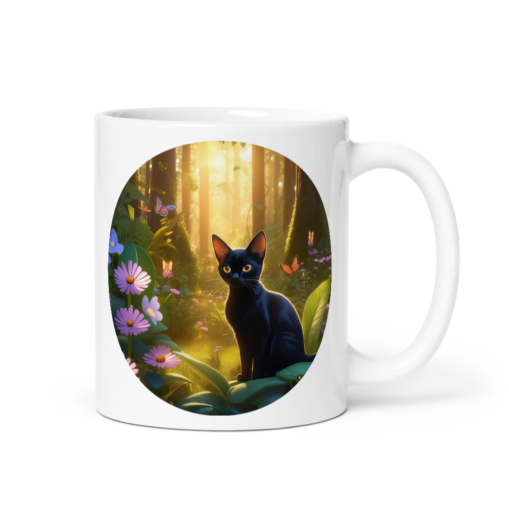 PugMug Custom Black Abyssinian Cat Mug
