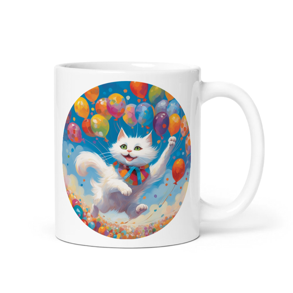 PugMug Custom White Companion Cat Mug