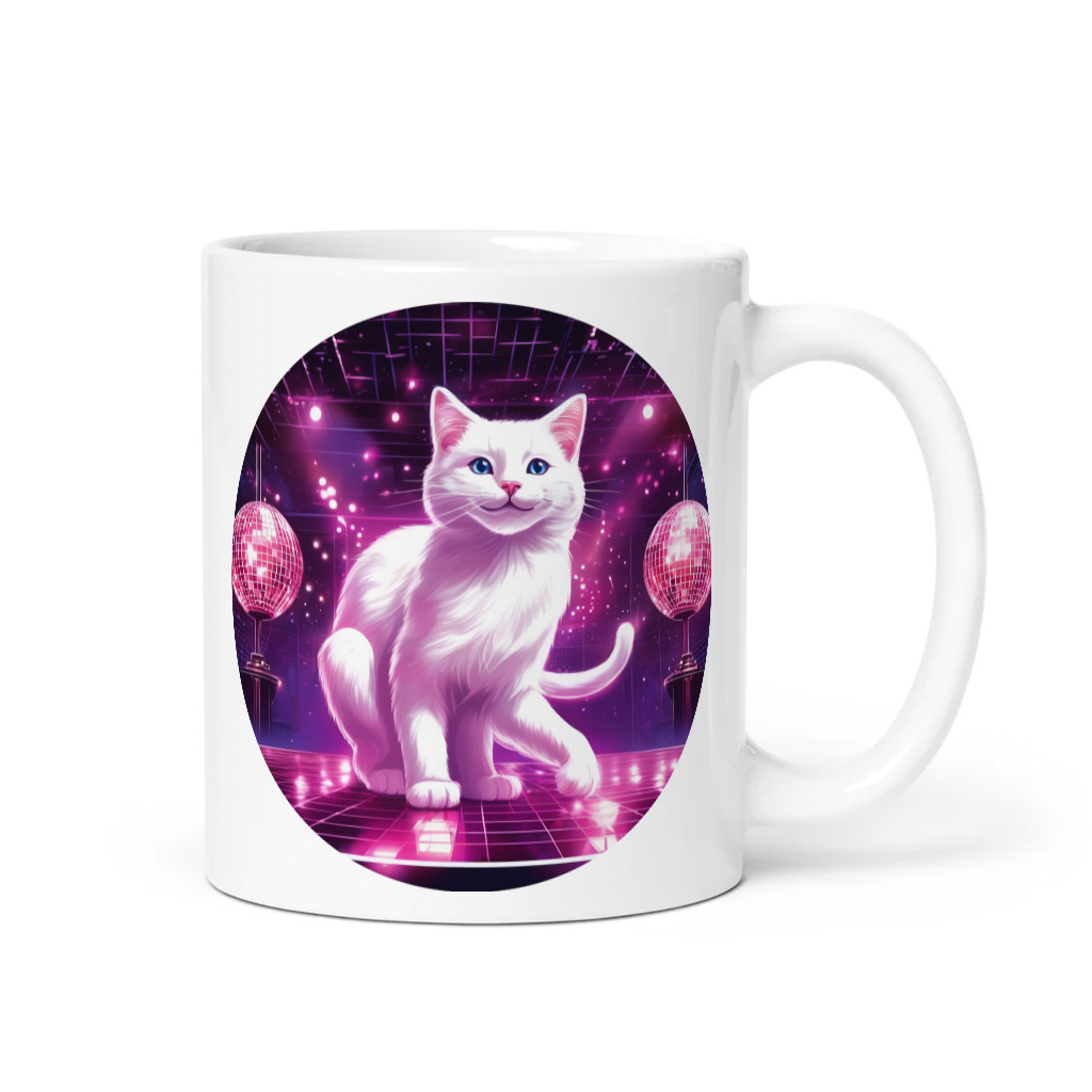 PugMug Custom White Companion Cat Mug
