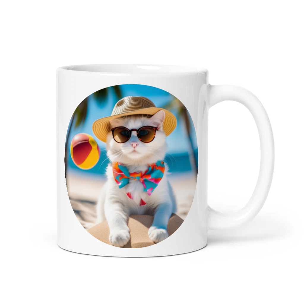 PugMug Custom White Companion Cat Mug