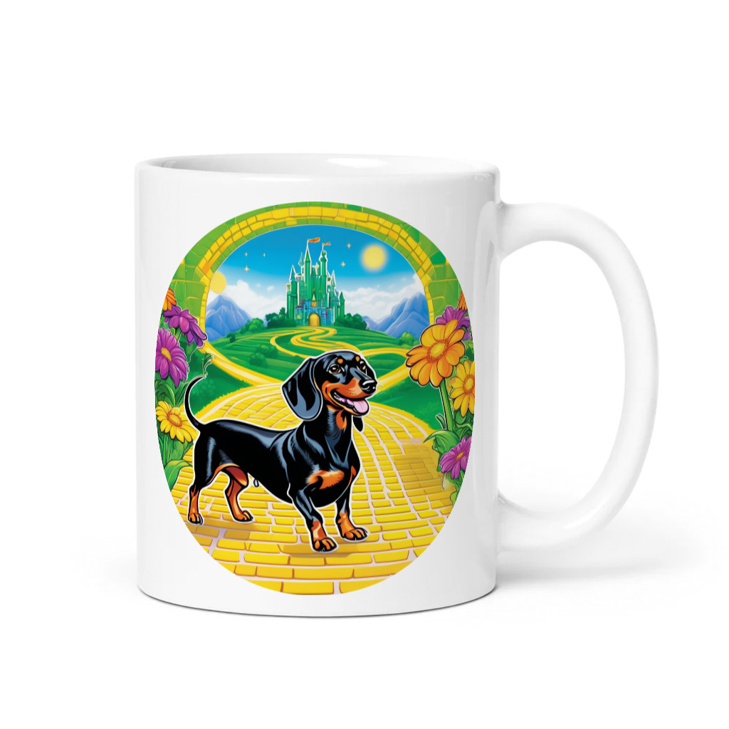 PugMug Custom Black Dachshund Mug