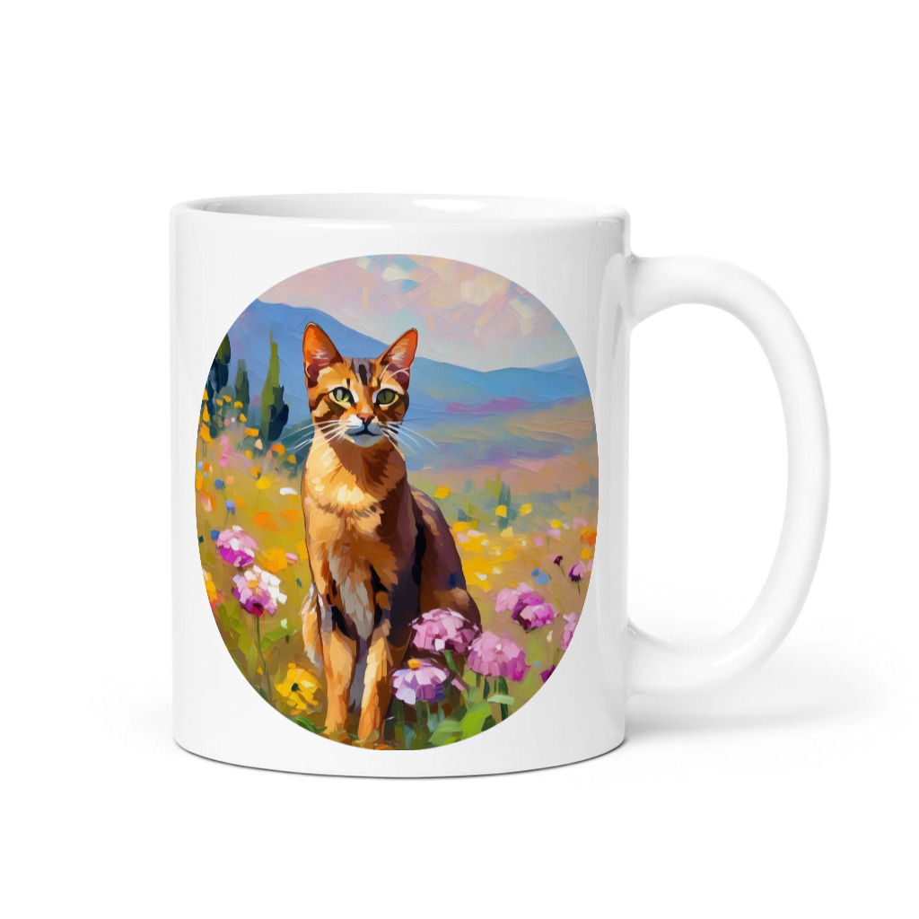 PugMug Custom Tabby Abyssinian Cat Mug