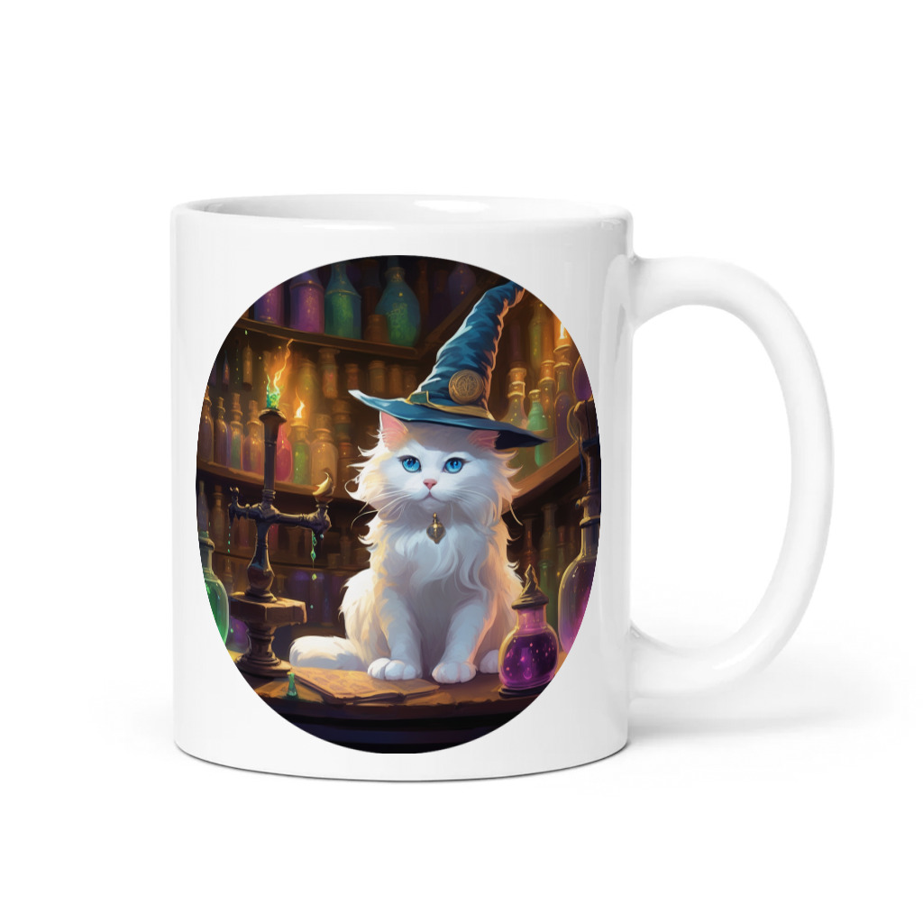 PugMug Custom White Ragdoll Cat Mug