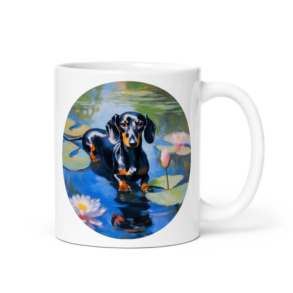 PugMug Custom Black Dachshund Mug