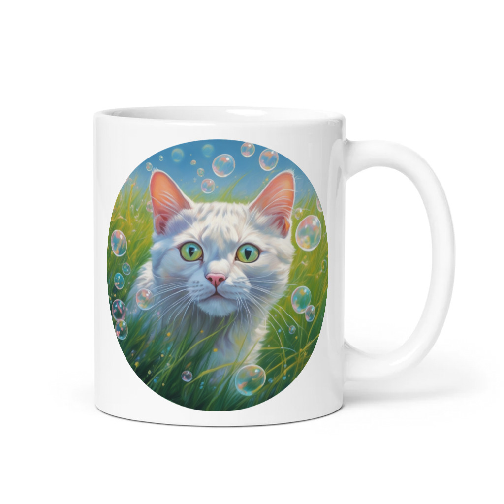 PugMug Custom White Exotic Cat Mug