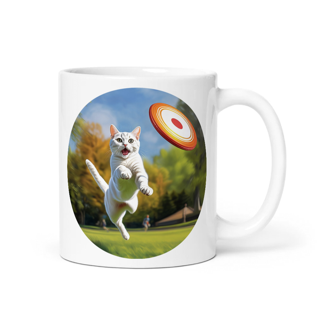 PugMug Custom White American Shorthair Cat Mug