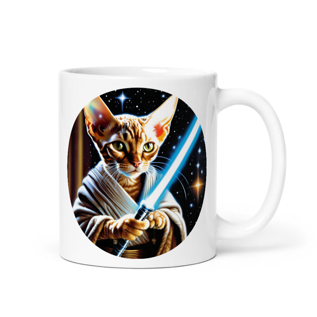 PugMug Custom Tabby Devon Rex Cat Mug
