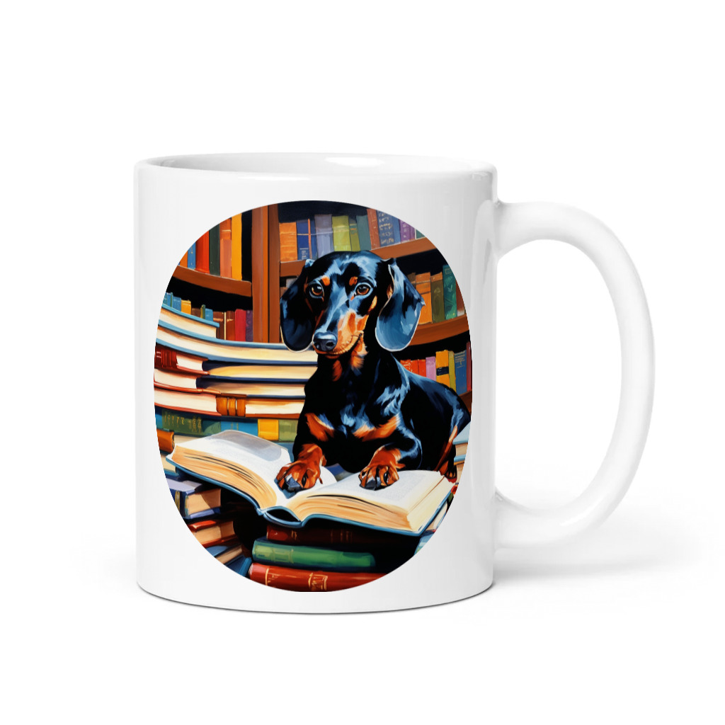 PugMug Custom Black Dachshund Mug