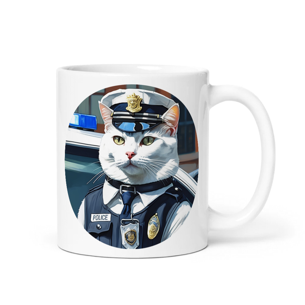 PugMug Custom White Companion Cat Mug