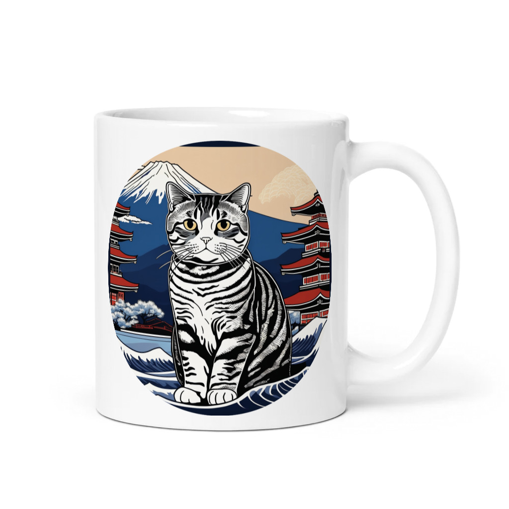 PugMug Custom Tabby Scottish Fold Cat Mug
