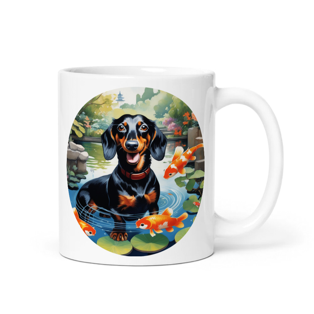 PugMug Custom Black Dachshund Mug