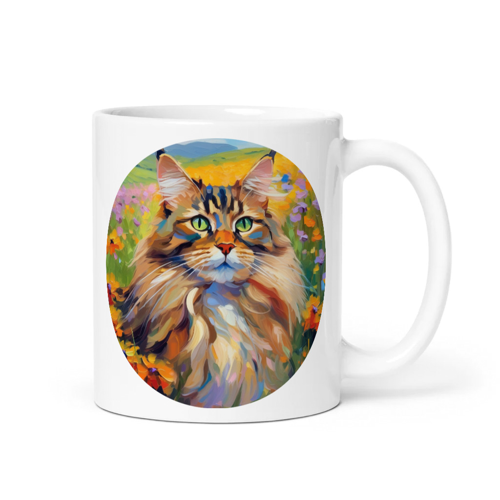 PugMug Custom Tabby Maine Coon Cat Mug