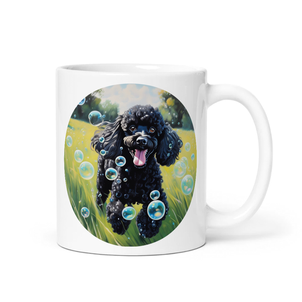 PugMug Custom Black Poodle Mug