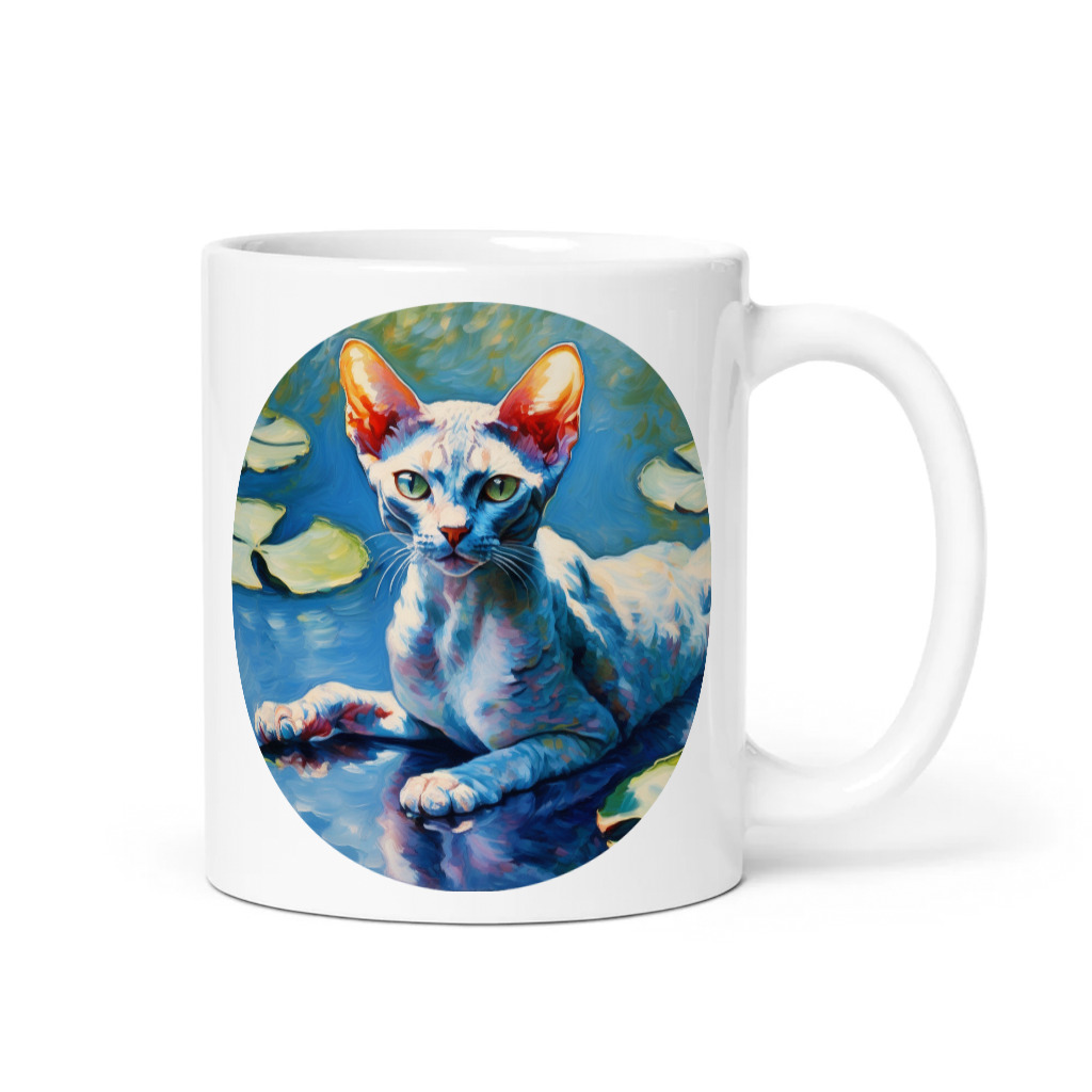 PugMug Custom Tabby Devon Rex Cat Mug