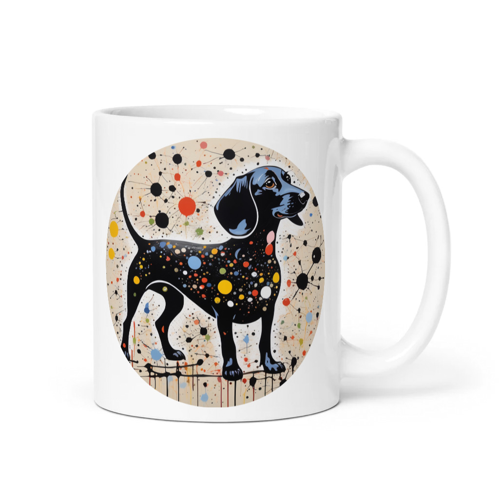 PugMug Custom Black Dachshund Mug