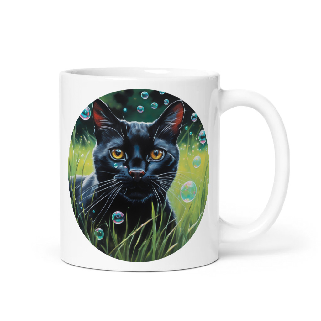 PugMug Custom Black Exotic Cat Mug